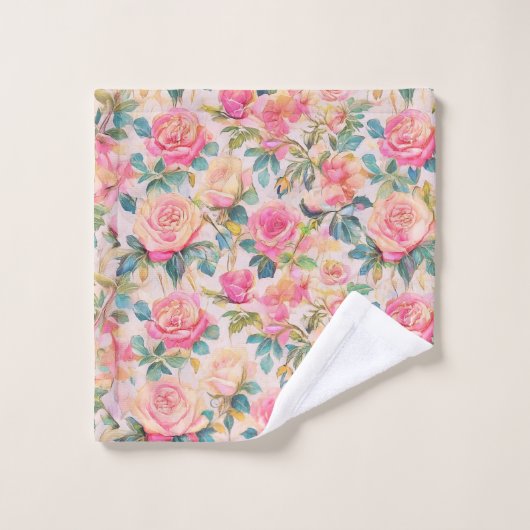 Shabby Rose Washcloth ウォッシュタオル (ウォッシュタオル)