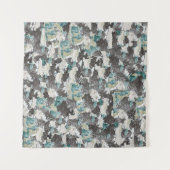 Shabby wall seamless texture backgroundart, paint, タペストリー (正面(横))