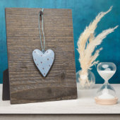 SHABBYCHICスズハートウッドデザイン フォトプラーク (側面)