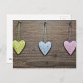 SHABBYCHICスズハートウッドデザイン ポストカード (正面/裏面)