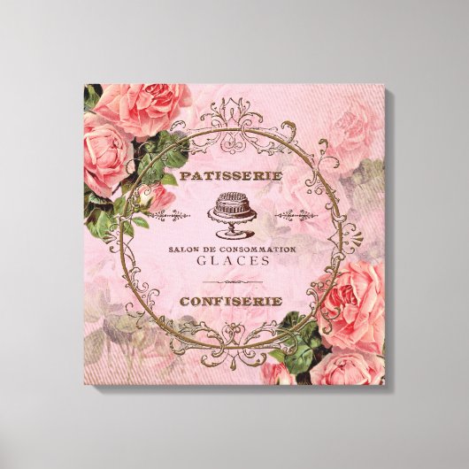 ShabbyVintageRoses2 -キャンバスプリント キャンバスプリント (正面)