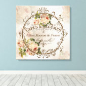 ShabbyVintageRoses3 -キャンバスプリント キャンバスプリント (インサイチュ (ウッドフロア))