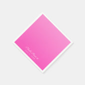 Shade of Pink シンプル モダン Minimalism パーティー スタンダードカクテルナプキン (角)