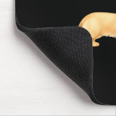 Shaded Cream Christmas Dachshund Dog Mom Funny Cut マウスパッド (コーナー)