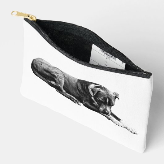 Shaded Dog Zip Pouch アクセサリーポーチ (見開き)