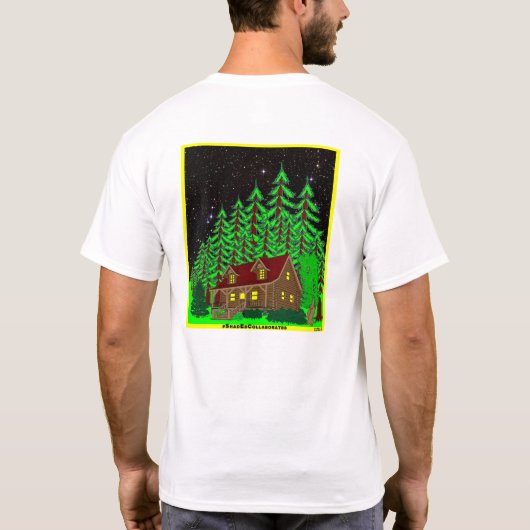 #ShadEdCollaboratesキャビンバックSCMグラフィックスフロント Tシャツ (裏面)