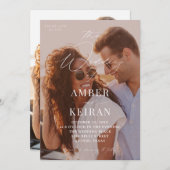 Shades – サンキス写真結婚ズ 招待状 (正面/裏面)