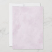 Shades ofダスティパープル開花リハーサルディナー 招待状 (裏面)