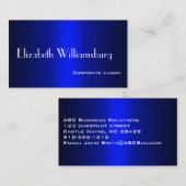 Shades of Blueプロフェッショナル標準名刺 名刺 (正面/裏面)