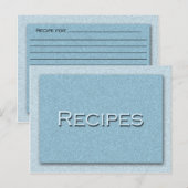 Shades of Blueレシピカード ポストカード (正面/裏面)