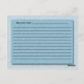 Shades of Blueレシピカード ポストカード (裏面)