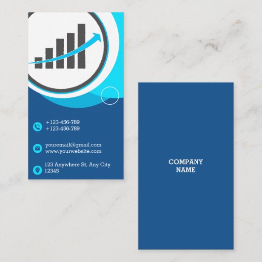 Shades of Blue名刺 名刺 (正面/裏面)