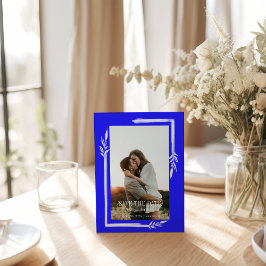 Shades of Blue日付ポストカードの保存 ポストカード