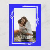 Shades of Blue日付ポストカードの保存 ポストカード (正面)