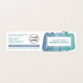 Shades Of Blue、メイクアップアーティスト、ロイヤリティカード、 名刺 (外部フラット)