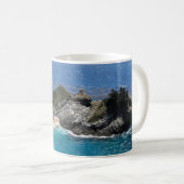 Shades of Blue – 沿岸景観写真マグカップ コーヒーマグカップ (正面右)
