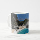 Shades of Blue – 沿岸景観写真マグカップ コーヒーマグカップ (正面左)