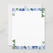 Shades of Blue Florals Letterhead (正面)