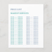 Shades Of Blue, Make Up Artist 広告's チラシ (裏面)