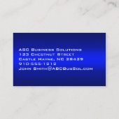 Shades of Blue Standard名刺 名刺 (裏面)