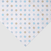 SHADES OF BLUE & TAN水玉模様 薄葉紙 (詳細)