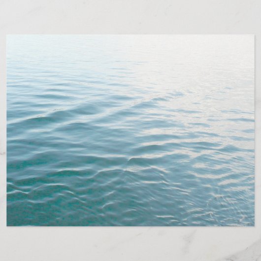 Shades of Blue Water抽象芸術自然撮影 (正面)