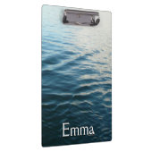 Shades of Blue Water抽象芸術自然撮影 クリップボード (右)