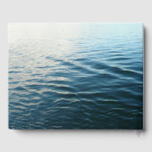 Shades of Blue Water抽象芸術自然撮影 ゲストブック (裏面)