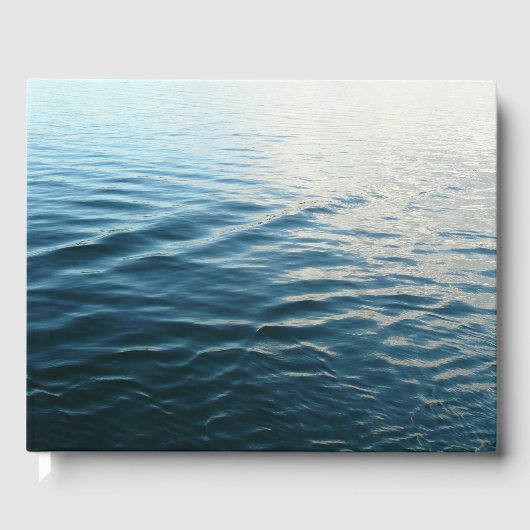 Shades of Blue Water抽象芸術自然撮影 ゲストブック (正面)