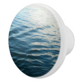 Shades of Blue Water抽象芸術自然撮影 セラミックノブ (右)
