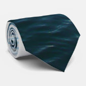 Shades of Blue Water抽象芸術自然撮影 ネクタイ (ロール)