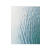 Shades of Blue Water抽象芸術自然撮影 ノートパッド (回転)