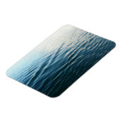 Shades of Blue Water抽象芸術自然撮影 マグネット (左側)