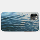 Shades of Blue Water抽象芸術自然撮影 Case-Mate iPhoneケース (裏面(横))