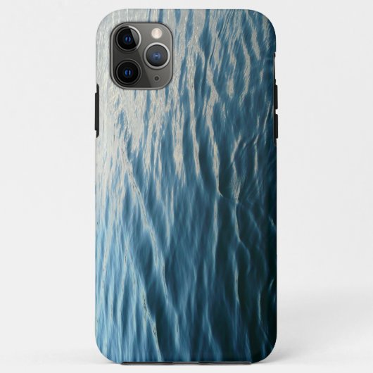 Shades of Blue Water抽象芸術自然撮影 Case-Mate iPhoneケース (裏面)