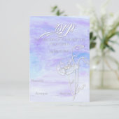 SHADES OF BLUES WATER COLOR POPPIES RSVP (スタンド正面)