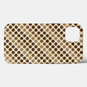 Shades of Brown水玉模様ズバイシャーリーテイラー Case-Mate iPhoneケース (裏面 (横))