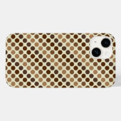 Shades of Brown水玉模様ズバイシャーリーテイラー Case-Mate iPhoneケース (裏面 (横))
