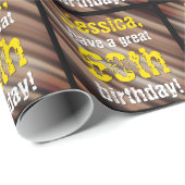 Shades Of Brown 60th誕生日ラッピング紙 ラッピングペーパー (ロールコーナー)