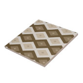 Shades of brown diamond pattern タイル (側面)
