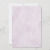 Shades of Dusty Purple開花ムーディフローラ結婚ズ セーブザデート (裏面)