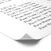 Shades of Dusty Purple開花客席表 ポスター (角)