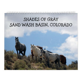 Shades of Gray Sand Wash Basin, Colorado カレンダー