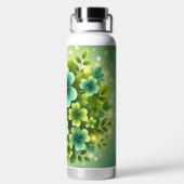 SHADES OF GREEN IRISH CELTIC SHAMROCKS ウォーターボトル (背面)