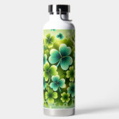 SHADES OF GREEN IRISH CELTIC SHAMROCKS ウォーターボトル (左面)