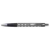 Shades of grey diamond pattern ボールペン (裏面)