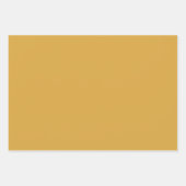 Shades Of Orange Red Yellow Ribbon Art Design ラッピングペーパーシート (正面2)