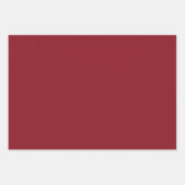 Shades Of Orange Red Yellow Ribbon Art Design ラッピングペーパーシート (正面3)