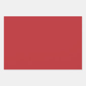 Shades Of Orange Red Yellow Ribbon Art Design ラッピングペーパーシート (正面2)