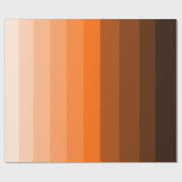 Shades of Orange Wrapping紙 ラッピングペーパー